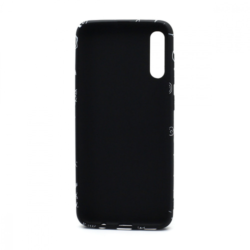 Накладка Samsung A30s/A50/A50s черный фосфорный силикон Luxo Kaws Pilot - 2