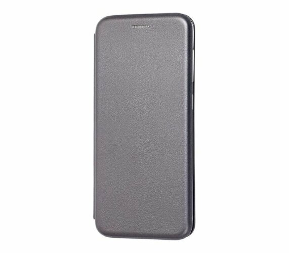 Чехол-книжка Samsung A12/M12 серый горизонтальный Fashion Case