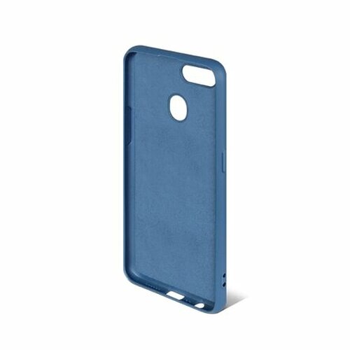 Накладка Oppo A5s/A7/A7N/AX7 синий DF Silicone Case без лого - 2