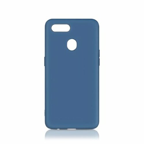 Накладка Oppo A5s/A7/A7N/AX7 синий DF Silicone Case без лого