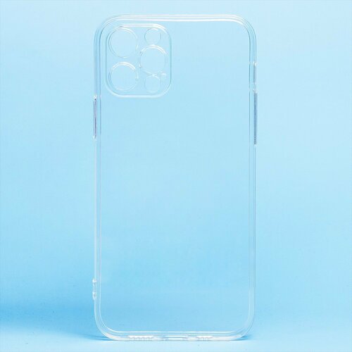 Накладка Apple iPhone 12 Pro прозрачный с защитой камеры силикон Activ