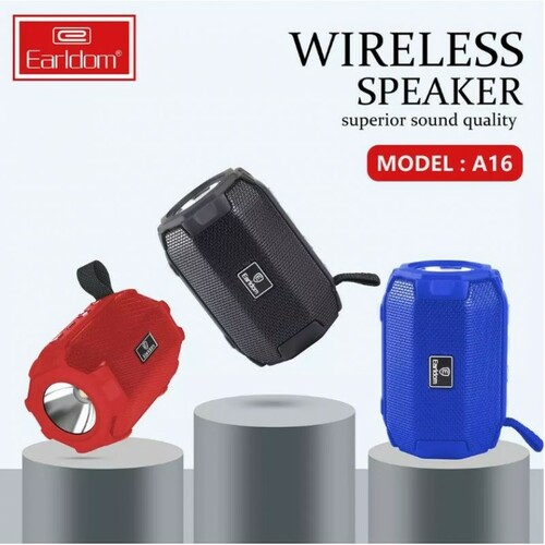 Колонка Бумбокс Earldom ET-A16 TF/AUX/USB/bluetooth 6Вт черный - 2