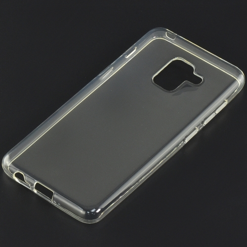 Накладка Samsung A5/A8 2018 прозрачный силикон ZB Ultra Thin Case - 3