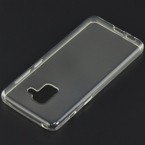 Накладка Samsung A5/A8 2018 прозрачный силикон ZB Ultra Thin Case - 4