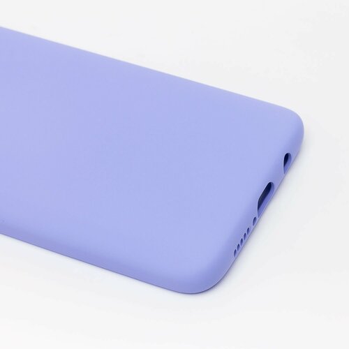 Накладка Xiaomi Redmi Note 8 Pro сиреневый с защитой камеры Silicone Case Full без лого - 5