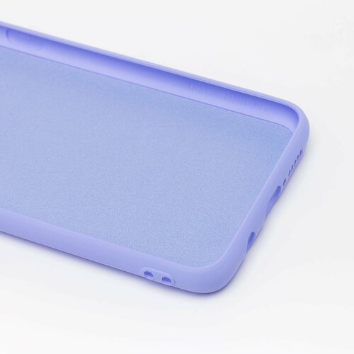 Накладка Xiaomi Redmi Note 8 Pro сиреневый с защитой камеры Silicone Case Full без лого - 6