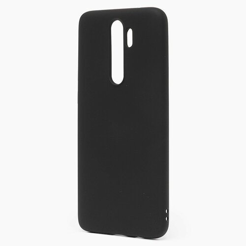 Накладка Xiaomi Redmi Note 8 Pro черный с защитой камеры Silicone Case Full без лого - 2