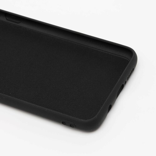 Накладка Xiaomi Redmi Note 8 Pro черный с защитой камеры Silicone Case Full без лого - 6