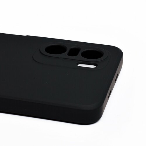 Накладка Xiaomi Mi11i черный с защитой камеры Silicone Case Full без лого - 3