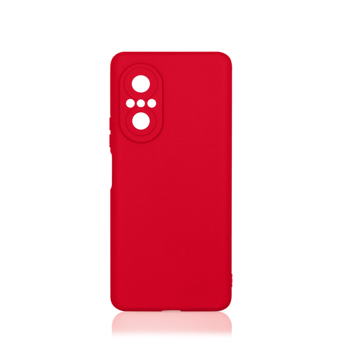 Накладка Huawei Nova 9 SE красный матовый силикон DF Однотонный - 2