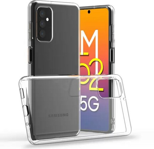 Накладка Samsung M52 прозрачный 1мм силикон