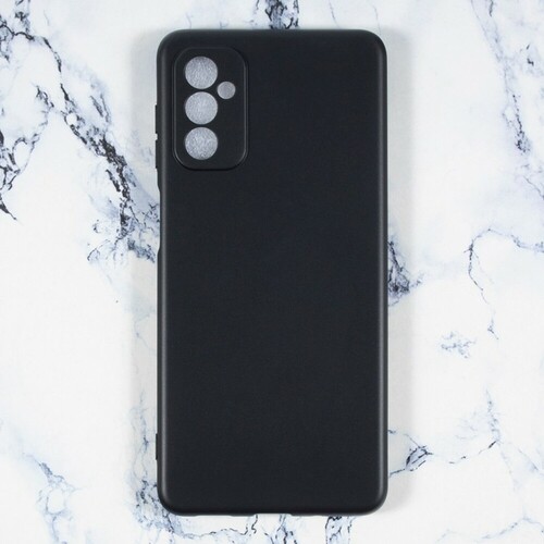 Накладка Samsung M52 черный Soft Touch силикон Однотонный