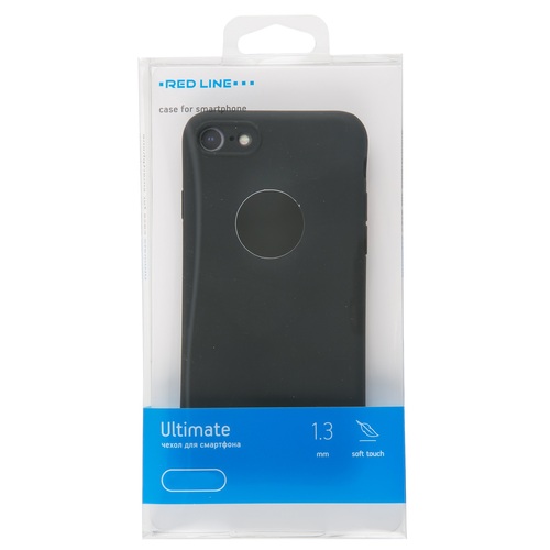 Накладка Xiaomi 12/12X черный силикон RedLine Однотонный Ultimate
