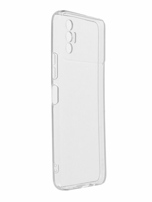 Накладка Tecno Spark 8P прозрачный с защитой камеры силикон ZB Ultra Thin Case