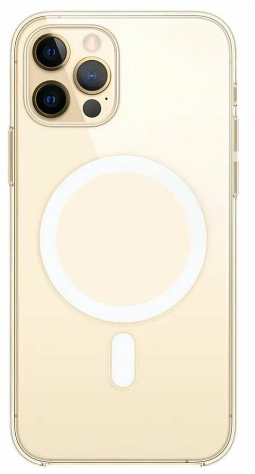 Накладка Apple iPhone 11 Pro Max прозрачный силикон SafeMag - 3
