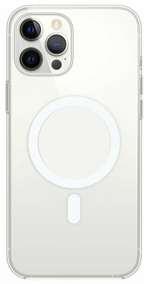 Накладка Apple iPhone 11 Pro Max прозрачный силикон SafeMag - 6