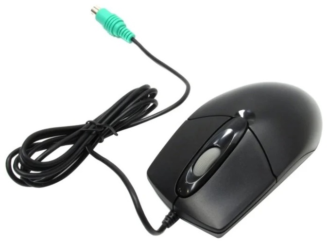 Мышь A4Tech OP-720 проводная оптическая 1000 dpi черный ps/2 - 2
