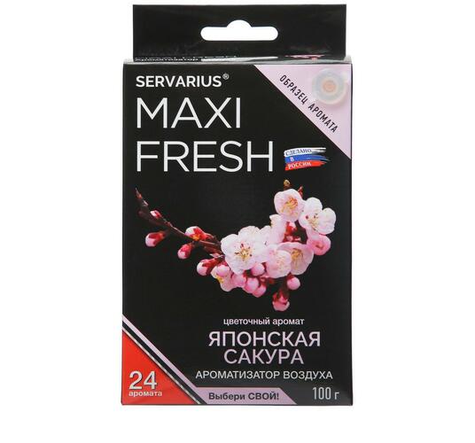 Автомобильный ароматизатор MAXI FRESH гелевый под сиденье Японская сакура 2337530