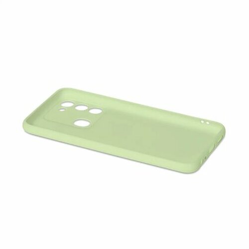 Накладка Tecno Spark 8C/Go светло-зеленый матовый силикон DF Однотонный - 3
