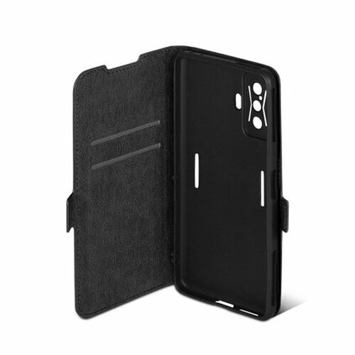Чехол-книжка Xiaomi Poco F4 GT черный горизонтальный DF - 3