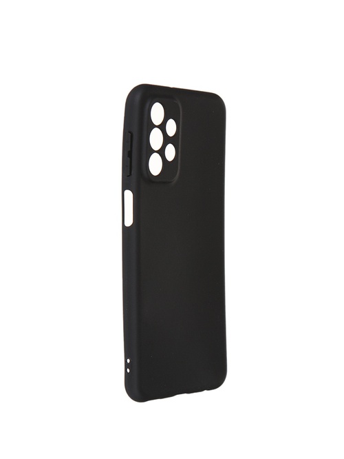 Накладка Samsung A23 черный с защитой камеры силикон iBox Case