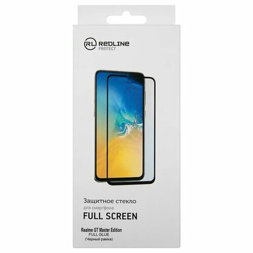 Защитное стекло Realme GT Master Edition черный FullGlue RedLine - 2