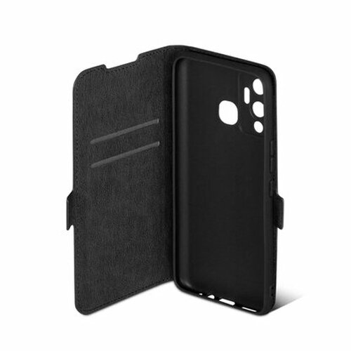 Чехол-книжка Infinix Hot 12 Play черный горизонтальный DF - 3