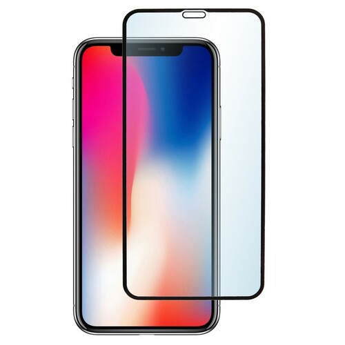 Защитное стекло Apple iPhone 11 Pro/X/Xs черный Ceramic матовое тех.пак