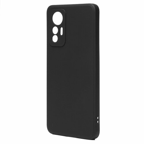 Накладка Xiaomi 12 Lite черный Silicone Case Full без лого - 2