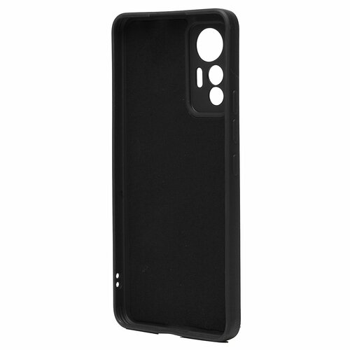 Накладка Xiaomi 12 Lite черный Silicone Case Full без лого - 3