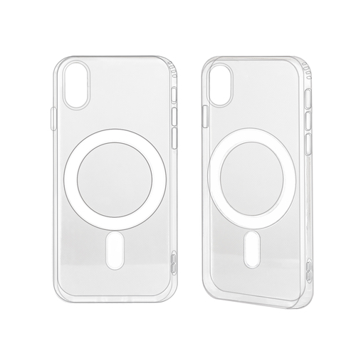 Накладка Apple iPhone X/Xs прозрачный силикон SafeMag