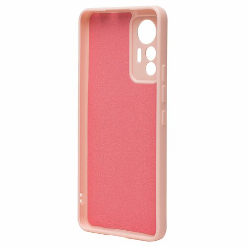 Накладка Xiaomi 12 Lite светло-розовый Silicone Case Full без лого - 3