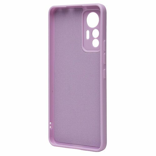 Накладка Xiaomi 12 Lite сиреневый Silicone Case Full без лого - 3