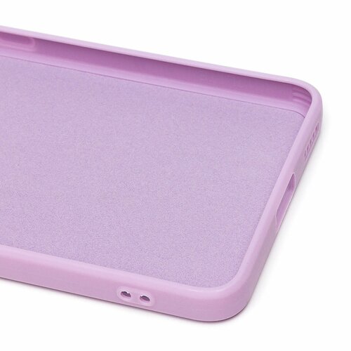 Накладка Xiaomi 12 Lite сиреневый Silicone Case Full без лого - 6