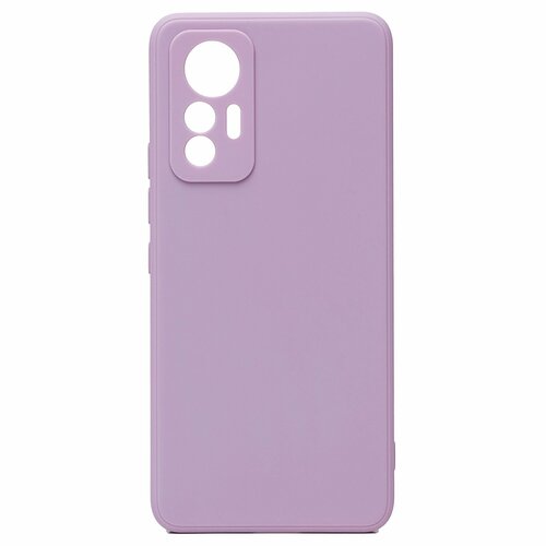 Накладка Xiaomi 12 Lite сиреневый Silicone Case Full без лого