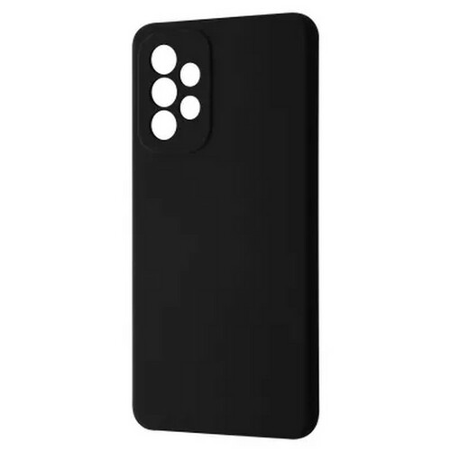 Накладка Samsung A73 черный Soft Touch силикон Однотонный