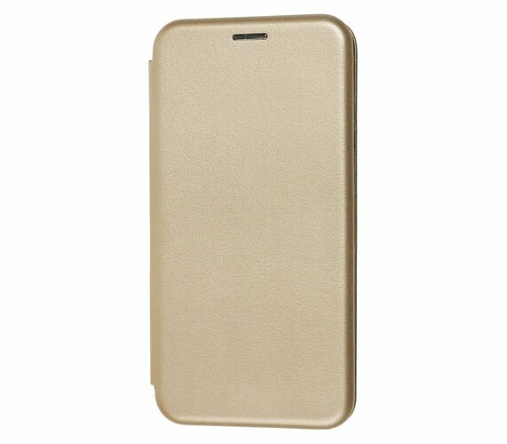Чехол-книжка Samsung A23 золотой горизонтальный Fashion Case