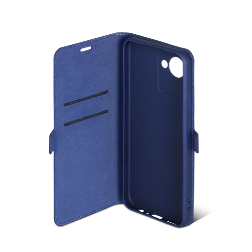 Чехол-книжка Realme C30/Narzo 50i Prime синий горизонтальный DF - 3