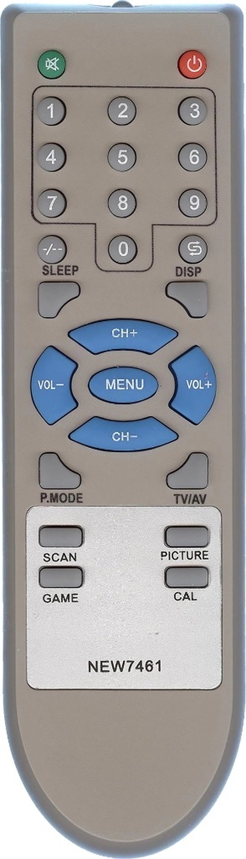 Пульт дистанционного управления для ТВ RUBIN/ROLSEN NEW7461/37M10 (для моделей C1480/21R45/21SR45)/IZUMI