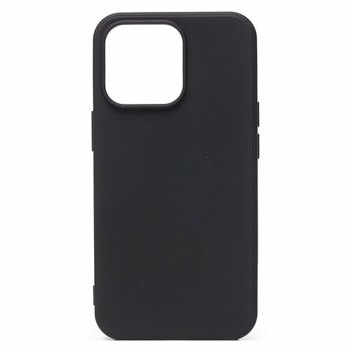 Накладка Apple iPhone 14 Pro Max черный Silicone Case Full без лого