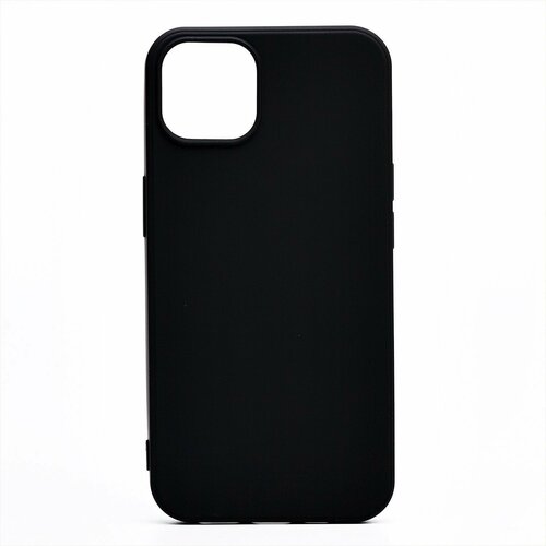 Накладка Apple iPhone 14 черный Silicone Case Full без лого