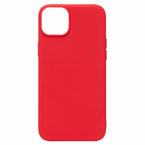 Накладка Apple iPhone 14 красный Silicone Case Full без лого