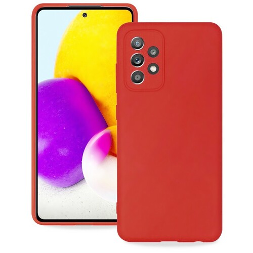 Накладка Samsung A23 красный Soft Touch силикон Однотонный