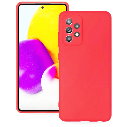 Накладка Samsung A23 ярко-розовый с защитой камеры Silicone Case Full без лого