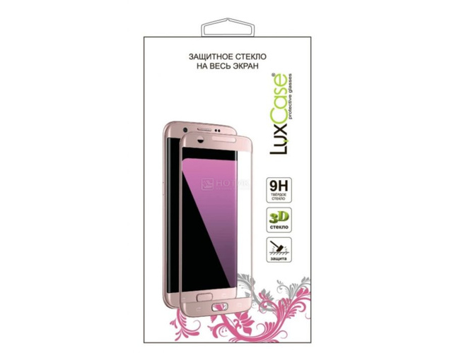 Защитное стекло Infinix Hot 11s черный FullGlue Luxcase