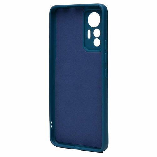 Накладка Xiaomi 12 Lite синий Silicone Case Full без лого - 3