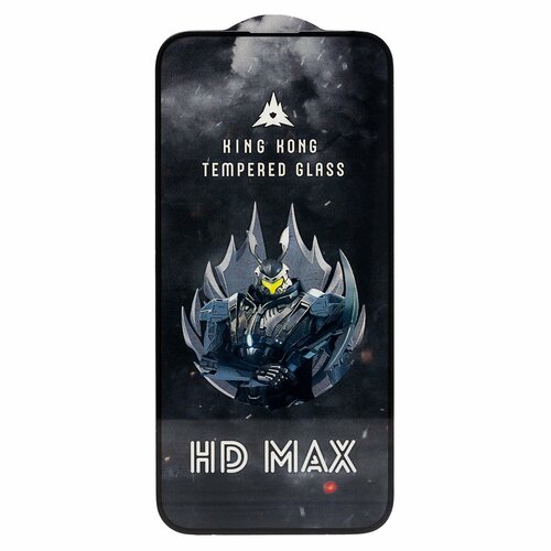 Защитное стекло Apple iPhone 14 Pro Max черный FullGlue Brera