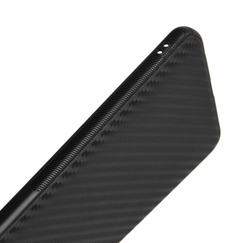 Накладка Xiaomi Redmi 9 черный силикон Карбон - 4