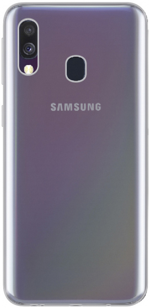 Накладка Samsung A40 прозрачный 1мм силикон LuxCase
