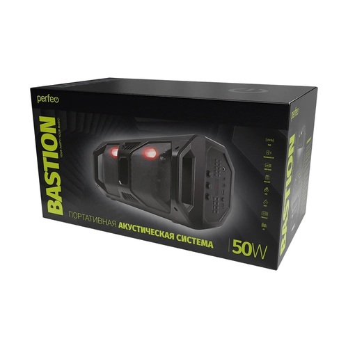 Колонка Напольная Perfeo BASTION TF/AUX/Radio/USB/bluetooth 50Вт LED подсветка - 4